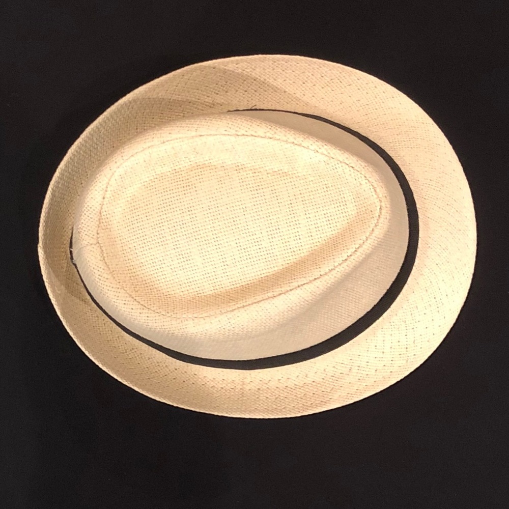 New Fedora Hat with Black Leather Belted Kids Size - Picture 5 of 8